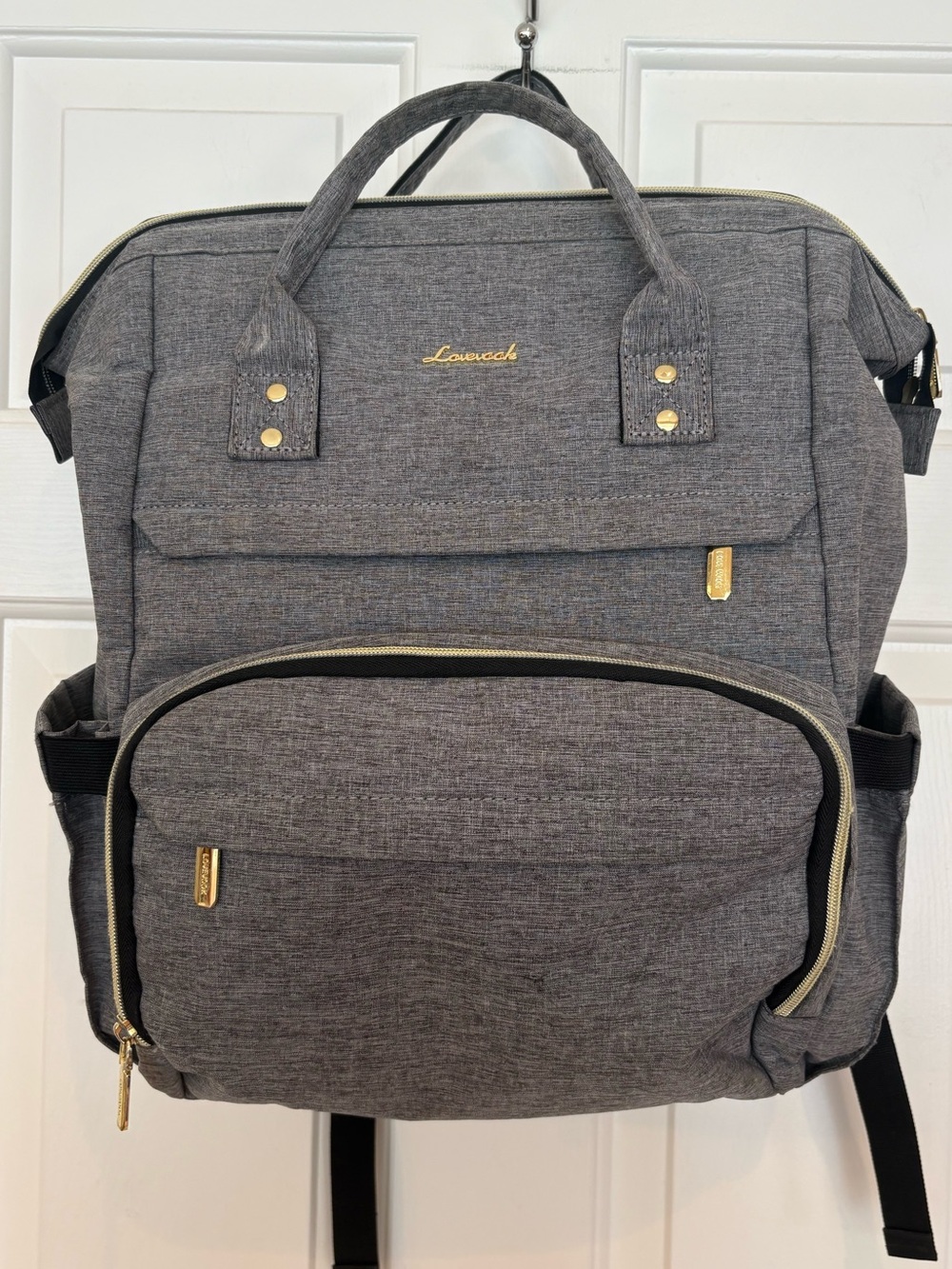 Lovevook Backpack Womens Bag Gray Work School Travel Carry On Laptop